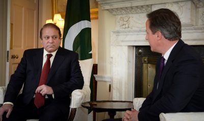 Nawaz Sharif și David Cameron