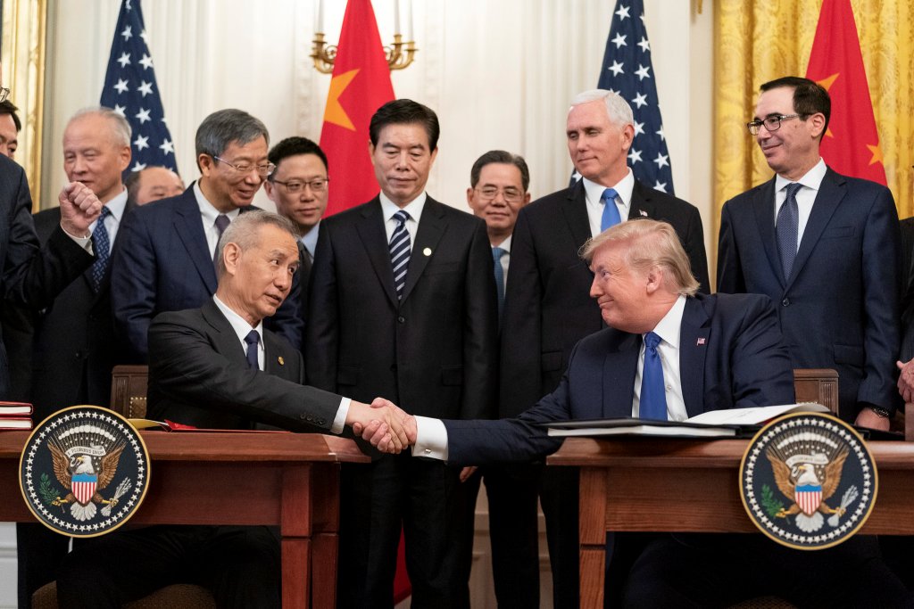 Acord Razboiul Comercial China-SUA 2020