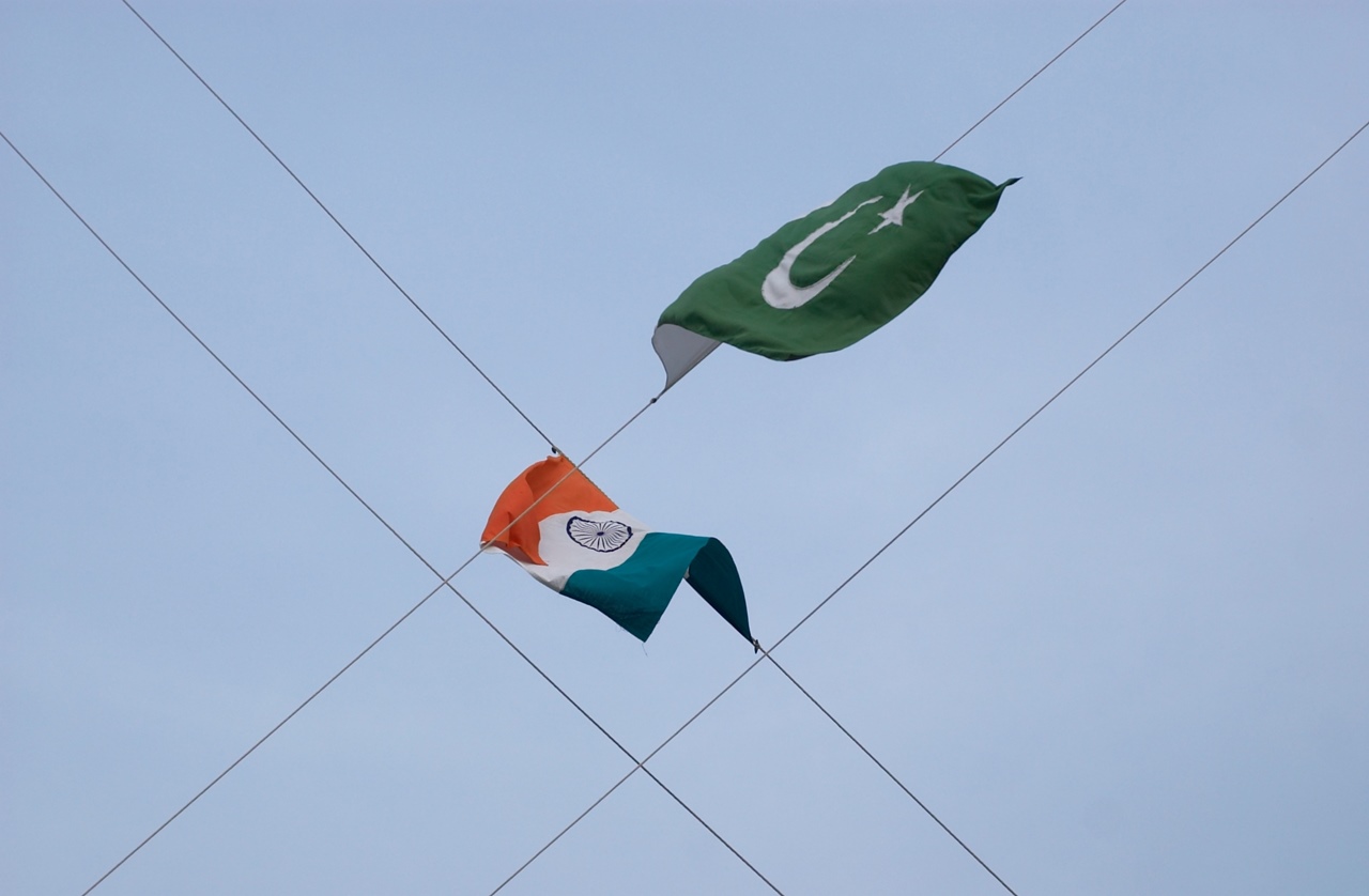 Steagul Indiei și steagul Pakistanului